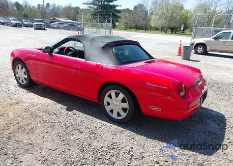2002 Ford Thunderbird из США, поврежденный, VIN 1FAHP60A02Y115265